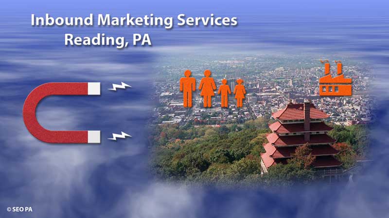 Reading, Pennsylvania Inbound Marketing Illustration