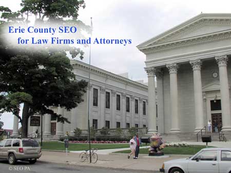 Erie County Search Engine Optimization SEO for Law Firms, Attorneys, and Lawyers.