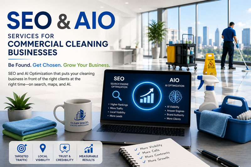 SEO & AIO Services for Commercial Cleaning