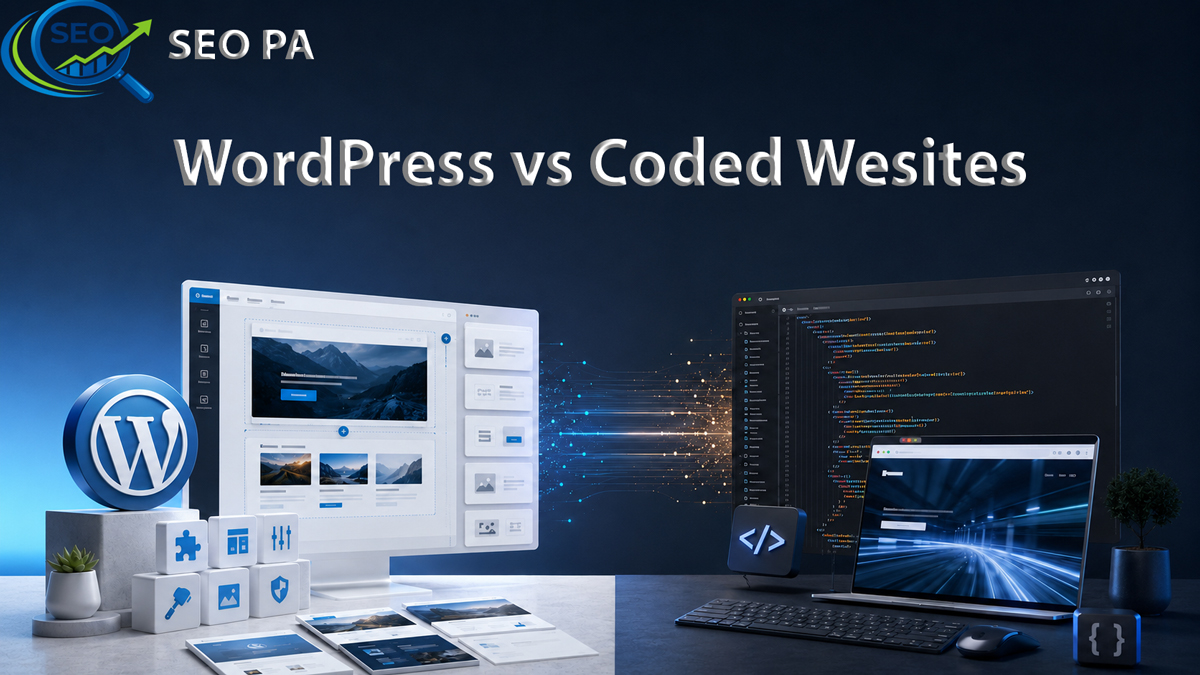 WordPress vs. coded websites for SEO and AI search